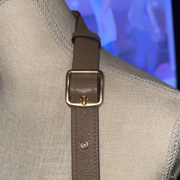 Dark Stone Coach Hadley convertible crossbody Leather Bag - Picture 6 of 7